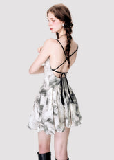 Ink Smudge French Slip Dress